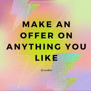 Make an offer! Or comment any questions!